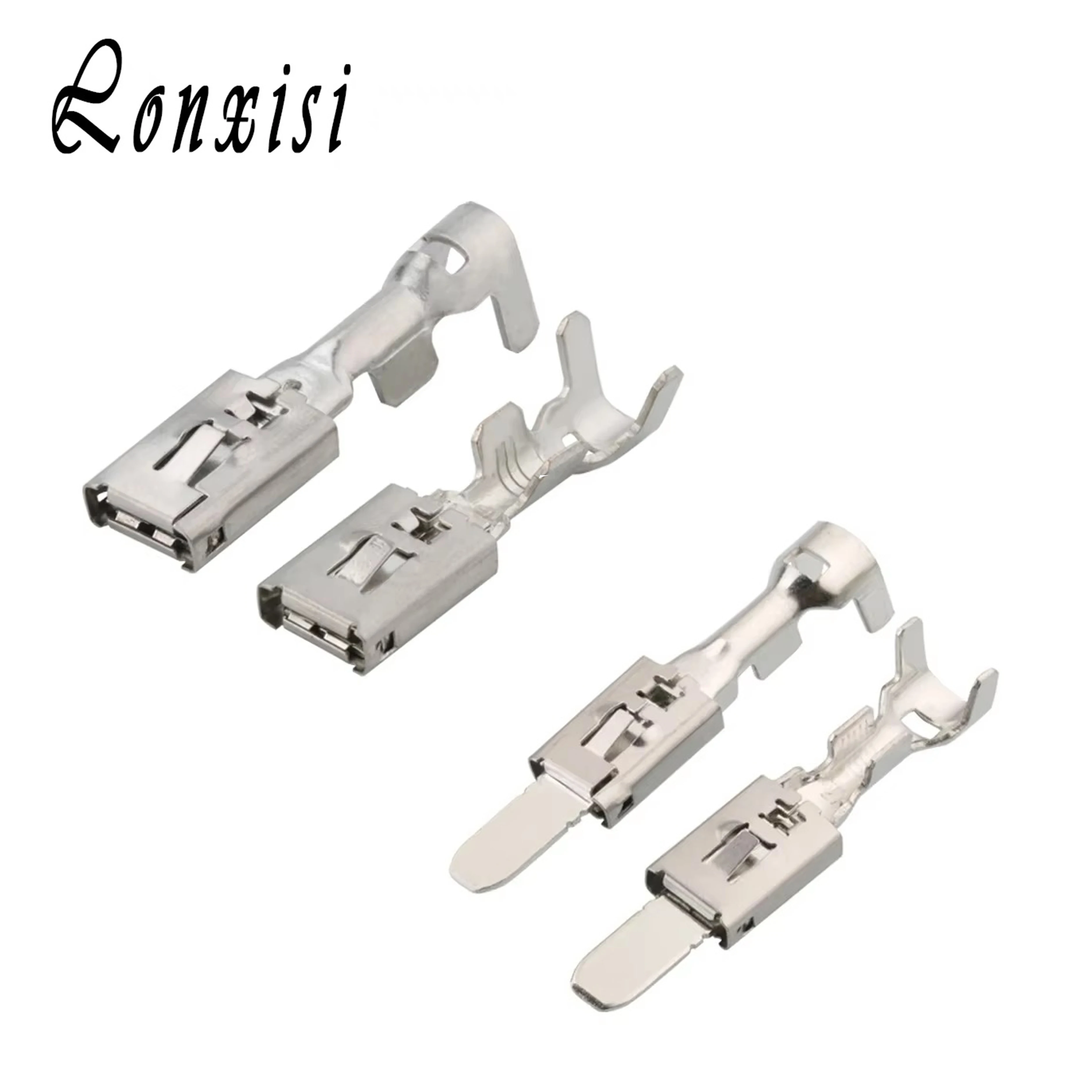 

2/5/10/20/50 Pcs 6.3mm Wiring Terminal DJ6223-6.3C Male Connector AMP Tyco Plugs Socket Fuse Box Wire Harness Soft Jacket