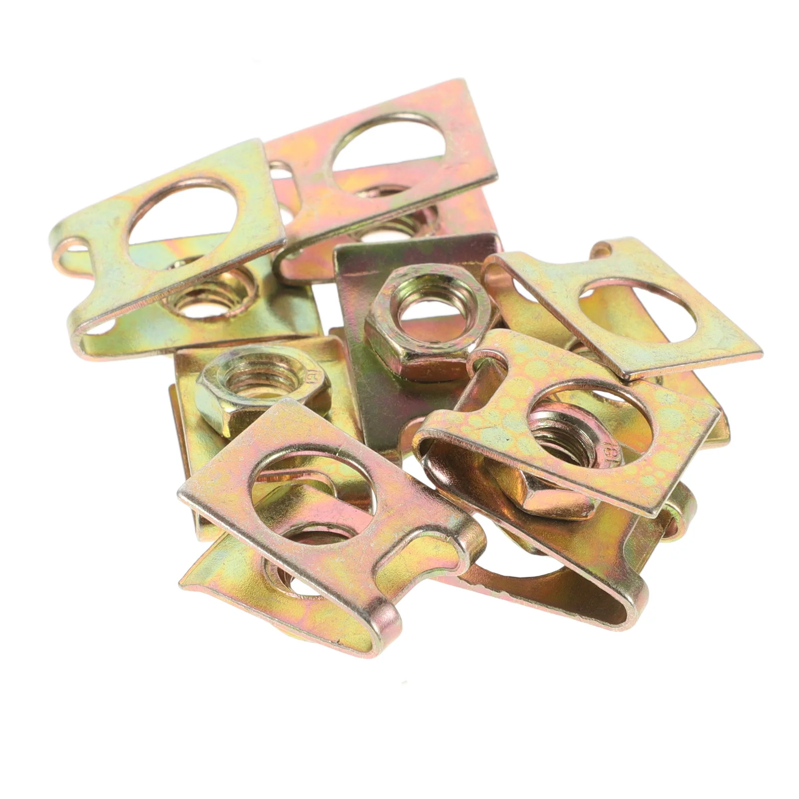 

8Pcs Car Bumper Clips Metal Strong Auto Retainer Clips Secure Fastening Automotive Body Parts Auto Parts for Car