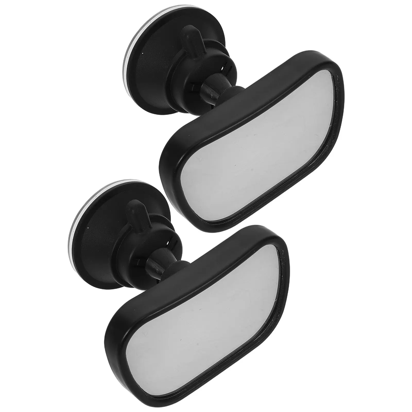 2Pcs Safety Baby Car Mirror Adjustable Wide View Rear Facing Infant Observation Mirror Suction Cup Mount for Toddlers Newborns