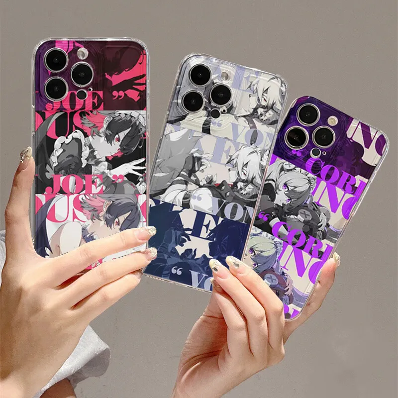 Game Ellen Joe Lycaon Phone Case For iPhone 11 12 13 14 15 16 Pro Max Plus XR X XS Max 8 7 6 6S PLUS Cover   Clear Soft