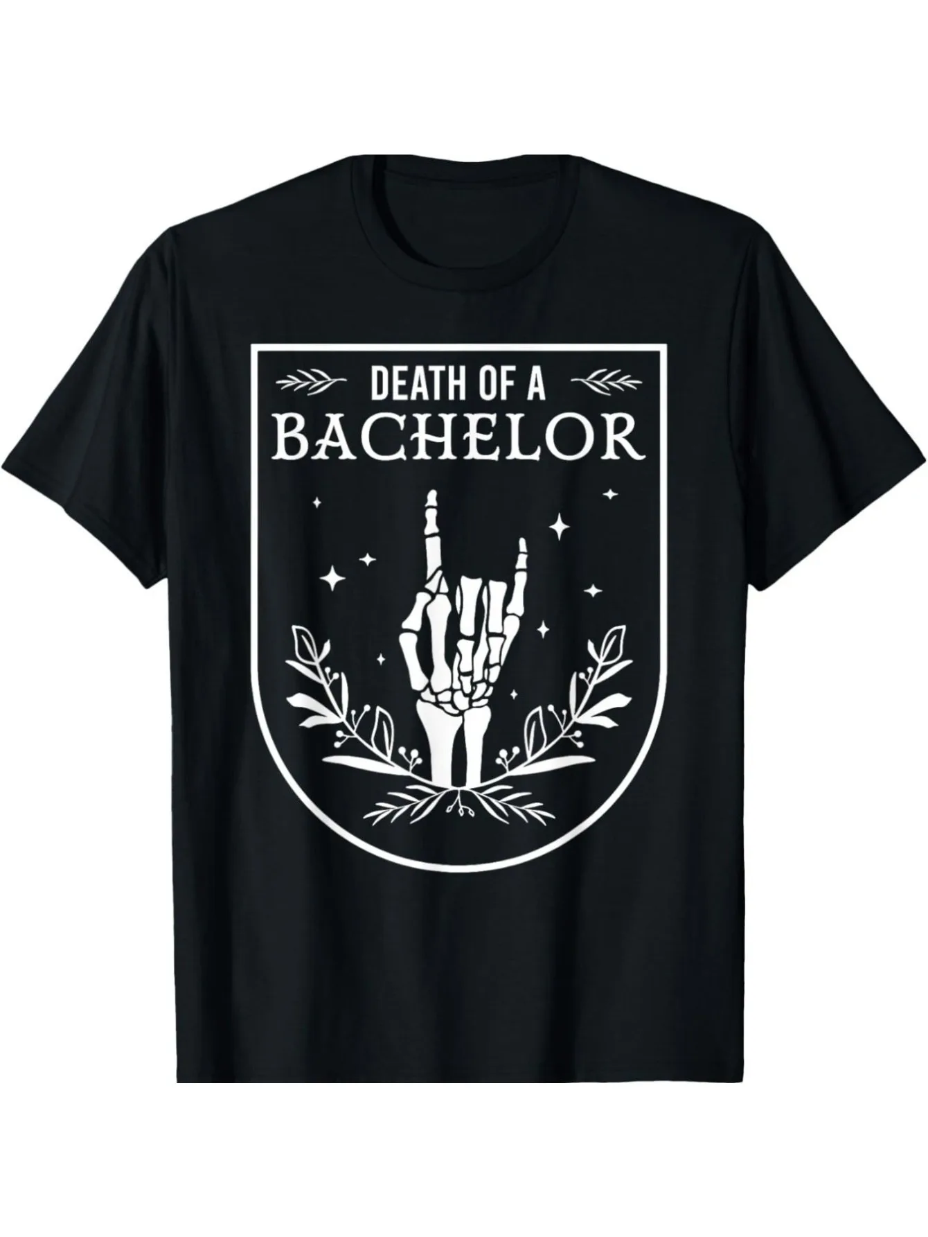 Death of a Bachelor Best Man Groomsman Gothic Bachelor Party T-Shirt