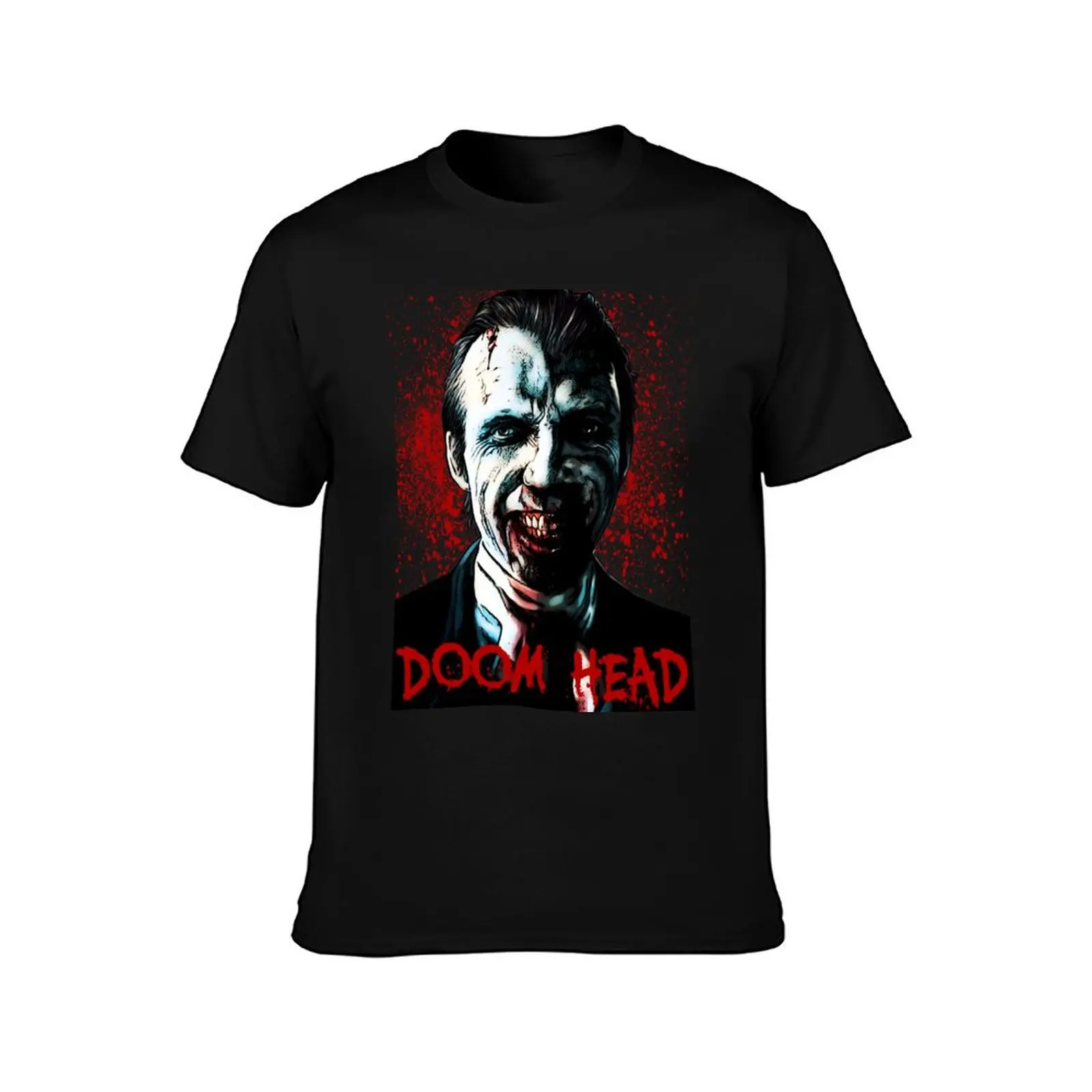 Doom head T-Shirt t shirts for man cotton T-Shirt