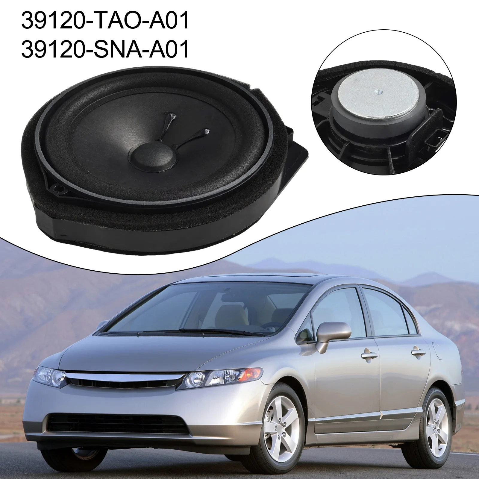 New Front Door Speaker Assembly For Honda For Civic 2006-07 OEM