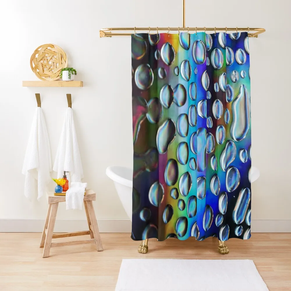 

Black Holo Drips Shower Curtain Shower For Bathroom Set Anime Bathroom Anime Shower Curtain