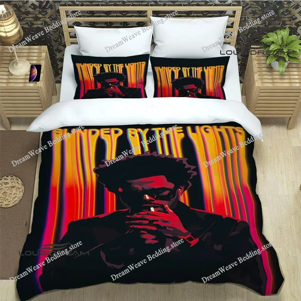 

3D Print Singer The Weeknd Bedding Set Duvet Cover Bed Set Quilt Cover Pillowcase Comforter King Queen Size Boys Adult