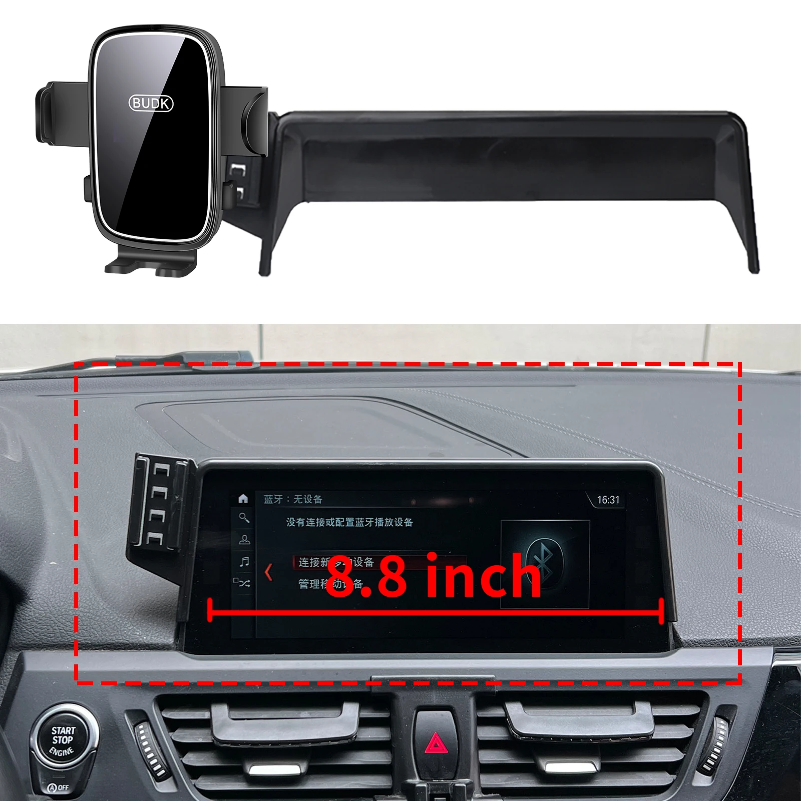 

fit for BMW 1 Series 2017 2018 2019 2020 2021 F52 Custom Fit Phone Holder Mount Dashboard Screen Base No Drill Car​​ accessoires