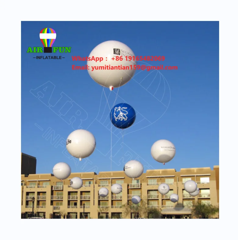 Outdoor Inflatable Advertised Helium Ballon Custom LOGO Balon Advertising Geant Inflatable for Sale