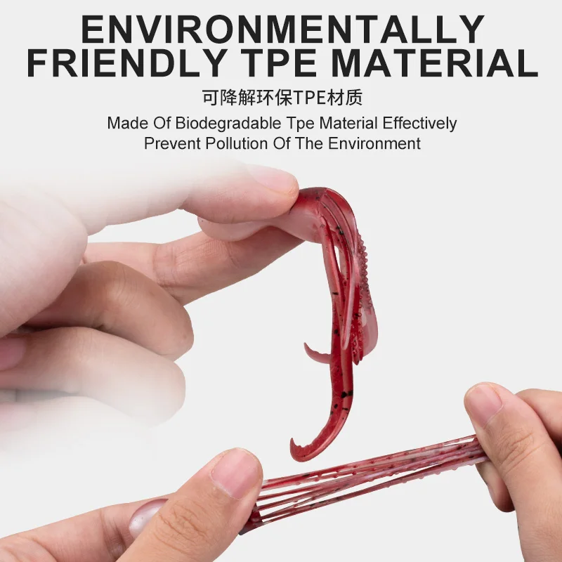 TEASER 2 قطعة HK037 5 جرام/9.5 سنتيمتر TPE بيونيك الأخطبوط الصيد هوك المياه المالحة UV توهج لينة مرنة الحبار القفز مساعدة السنانير #4