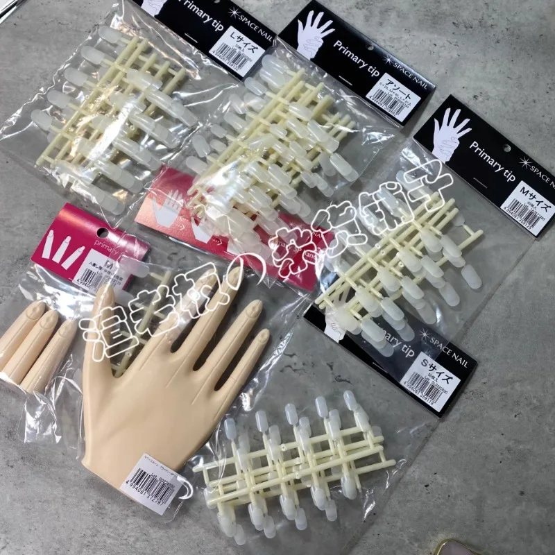 Nail practice tools using prosthetic hand models