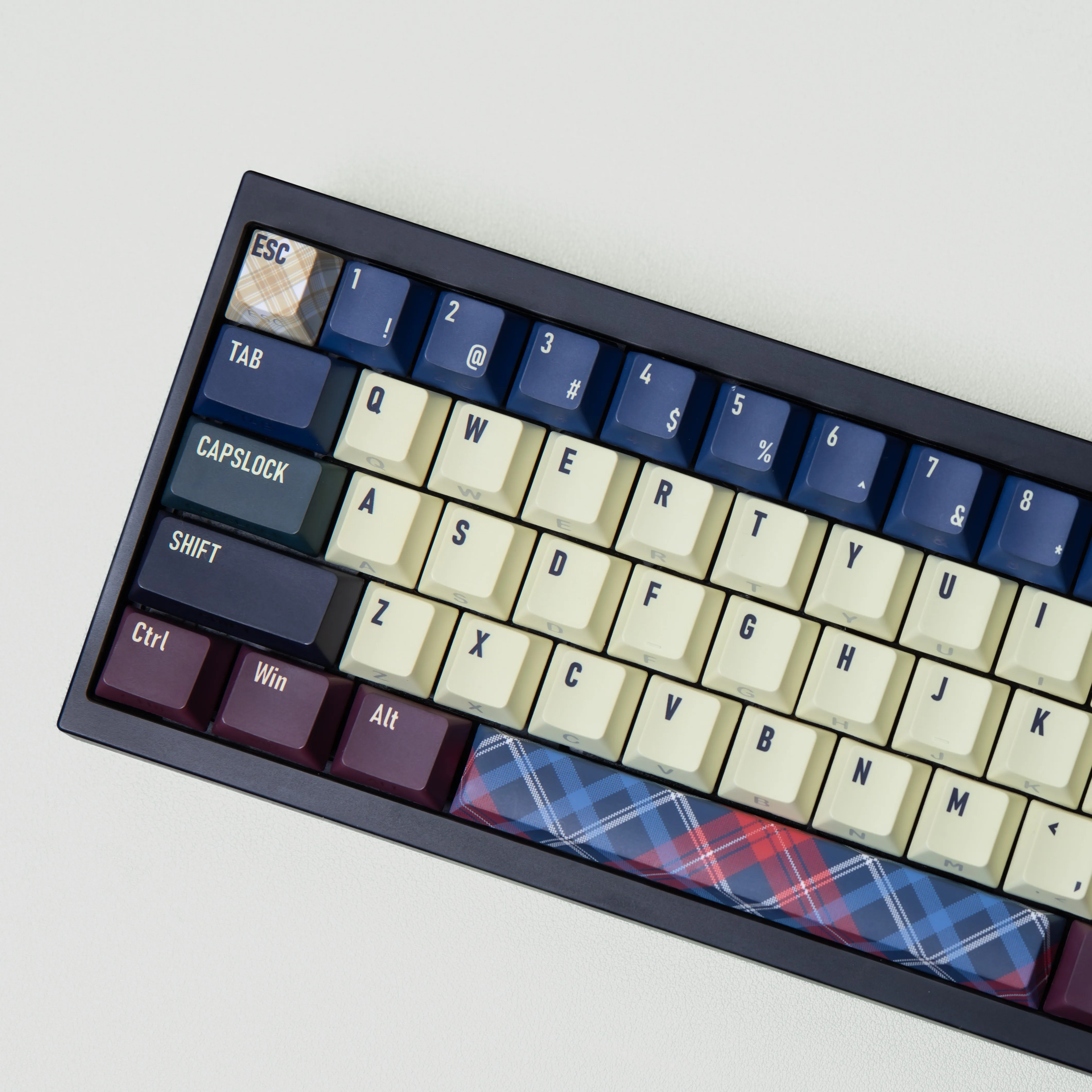 JCM Retro Keycaps Dye-Sub PBT Side Light Cherry Profile Korean/German/French/Spanish/Russian For Mechanical Keyboard Wooting