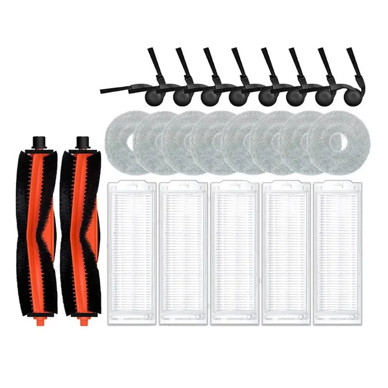 

【PARTY】Replacement Parts For Xiaomi S40 PRO/OV71GL Robot Vacuum Cleaner- Main Side Brush Mop Cloth Filter Dust Bag Accessories