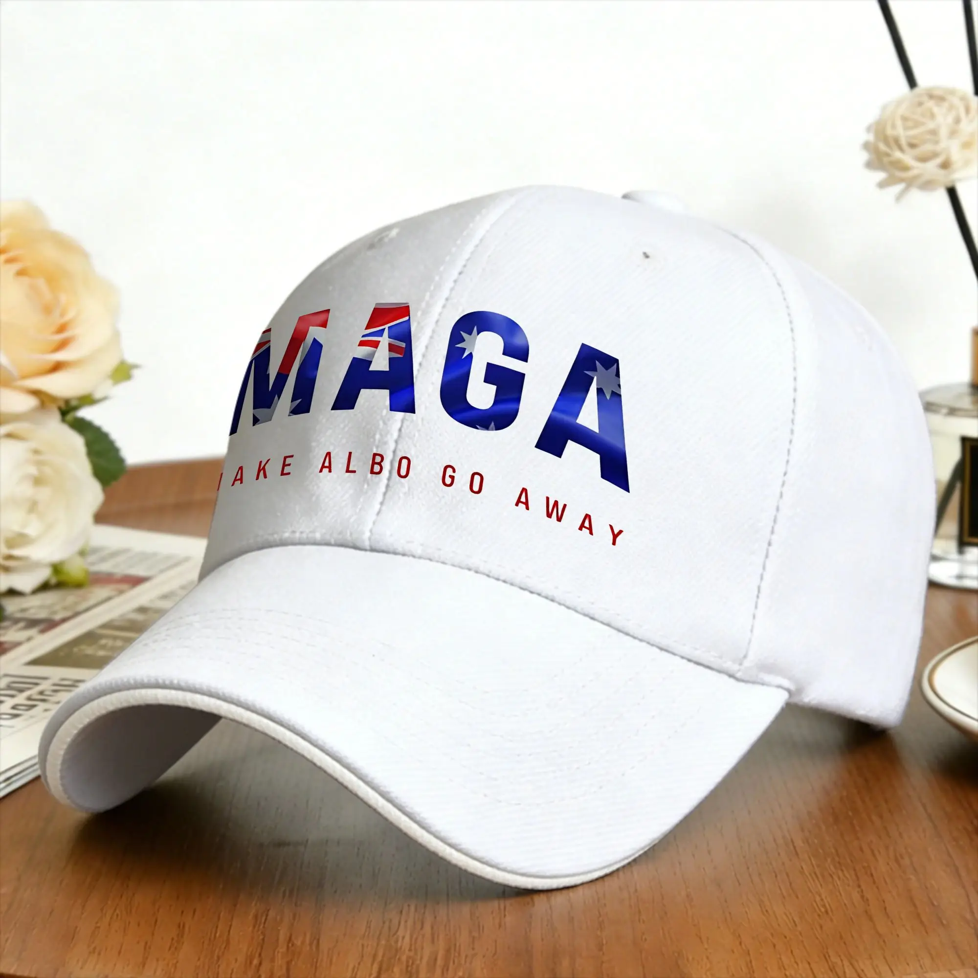 MAGA Make Albo Go Away Baseball Cap  Unisex Custom Logo Hip Hop Hats Summer Vintage Outdoor Sports Snapback Cap
