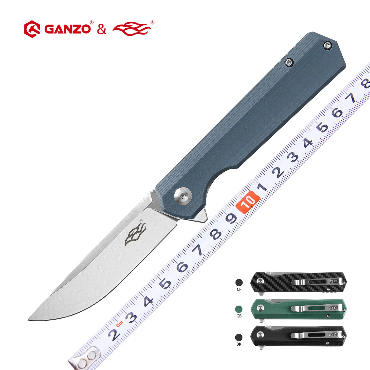 

FBKNIFE GANZO Firebird FH11S D2 blade G10 or Carbon Fiber Handle Folding knife Survival tool Pocket Knife tactical outdoor tool