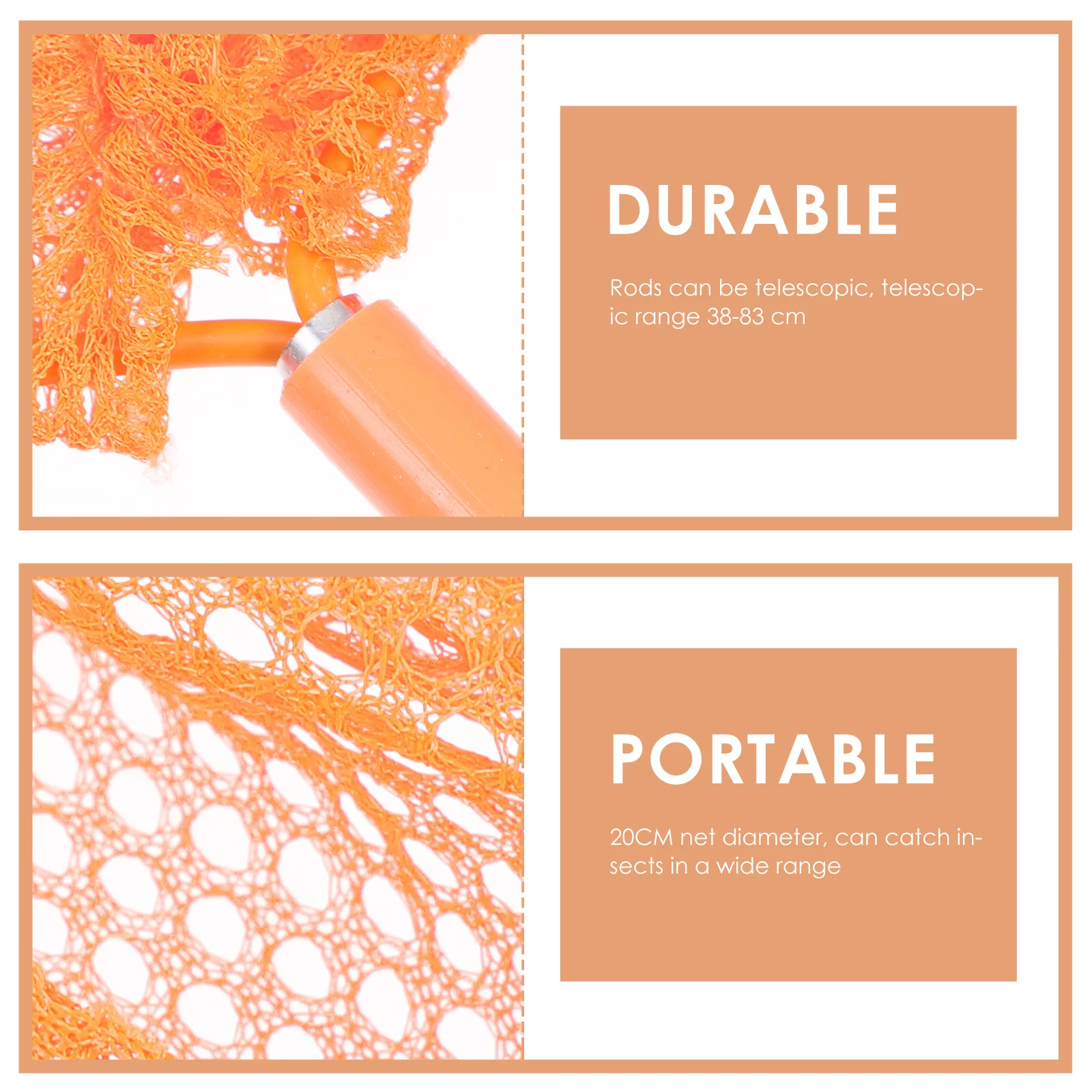 

1 set 1 Set Telescopic Insect Catching Net Stainless Steel Nylon Extendable Outdoor Bug Butterfly Fishing Net Portable Kids