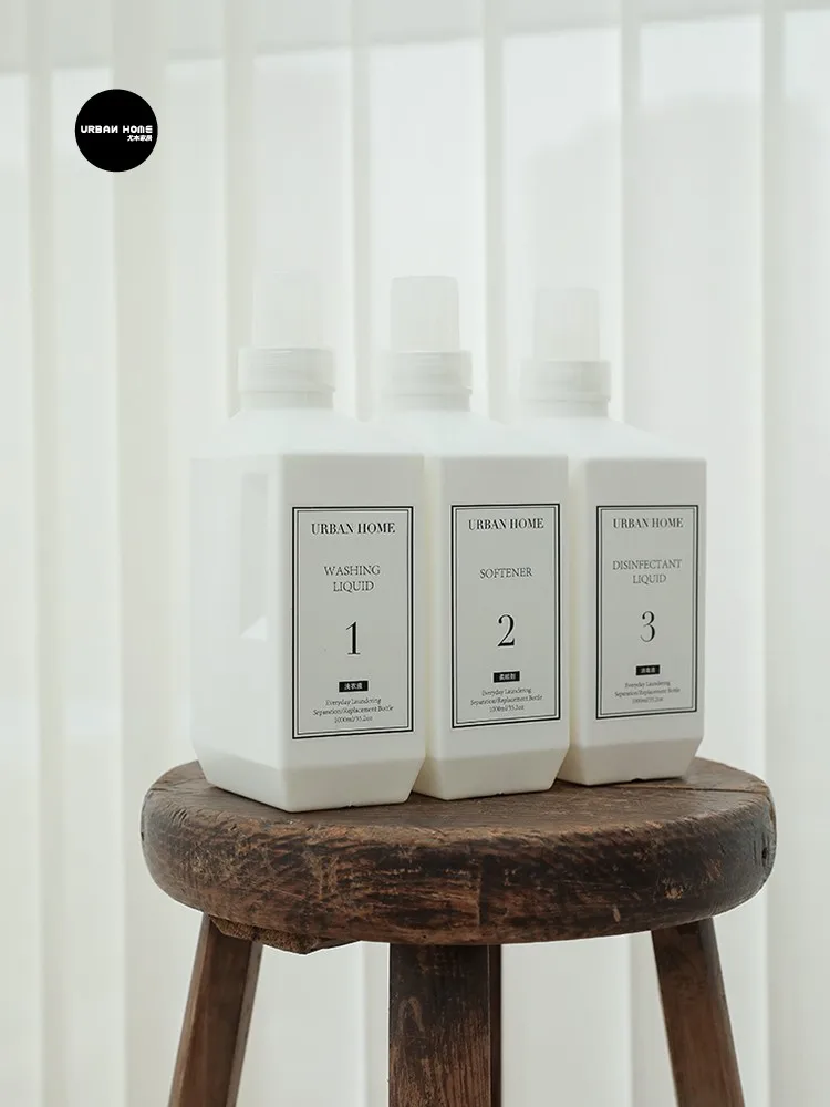 

Large Capaci Detergent Bottle Home Laundry Liquid Softener Replacement Bottle Disinfectant Dilution Emp Bottle for Commer...