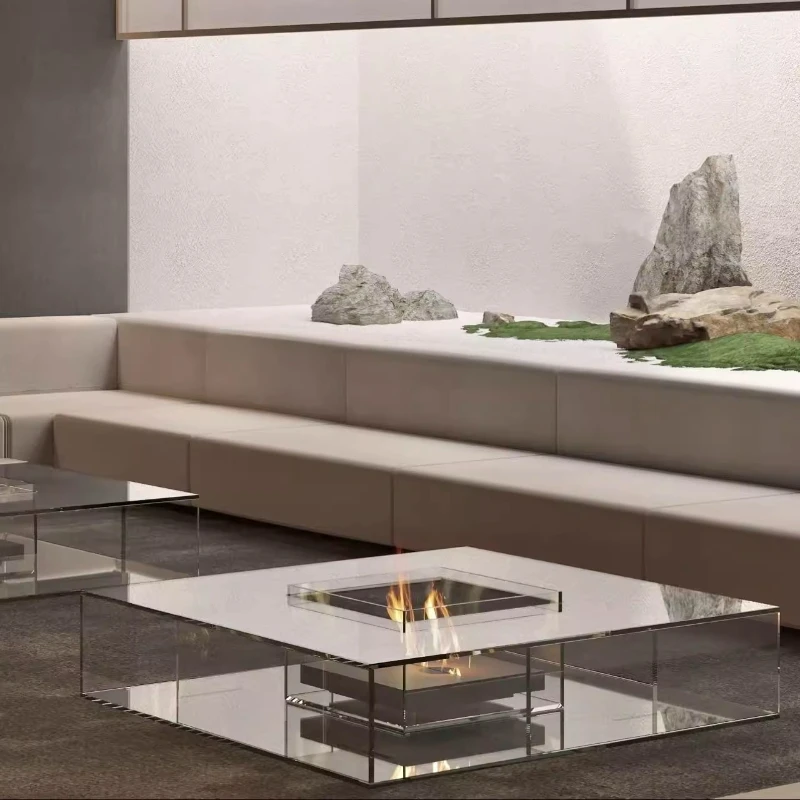 

Italian designer Internet celebrity tempered glass coffee table