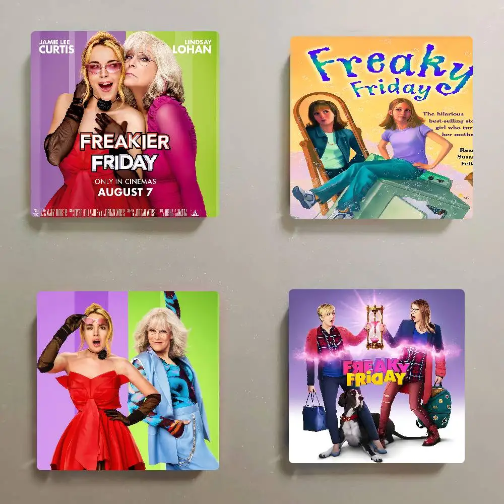 الفيلم الكوميدي F-Freakier الجمعة شخصية الإبداعية مغناطيس الثلاجة صور رسالة الزخرفية