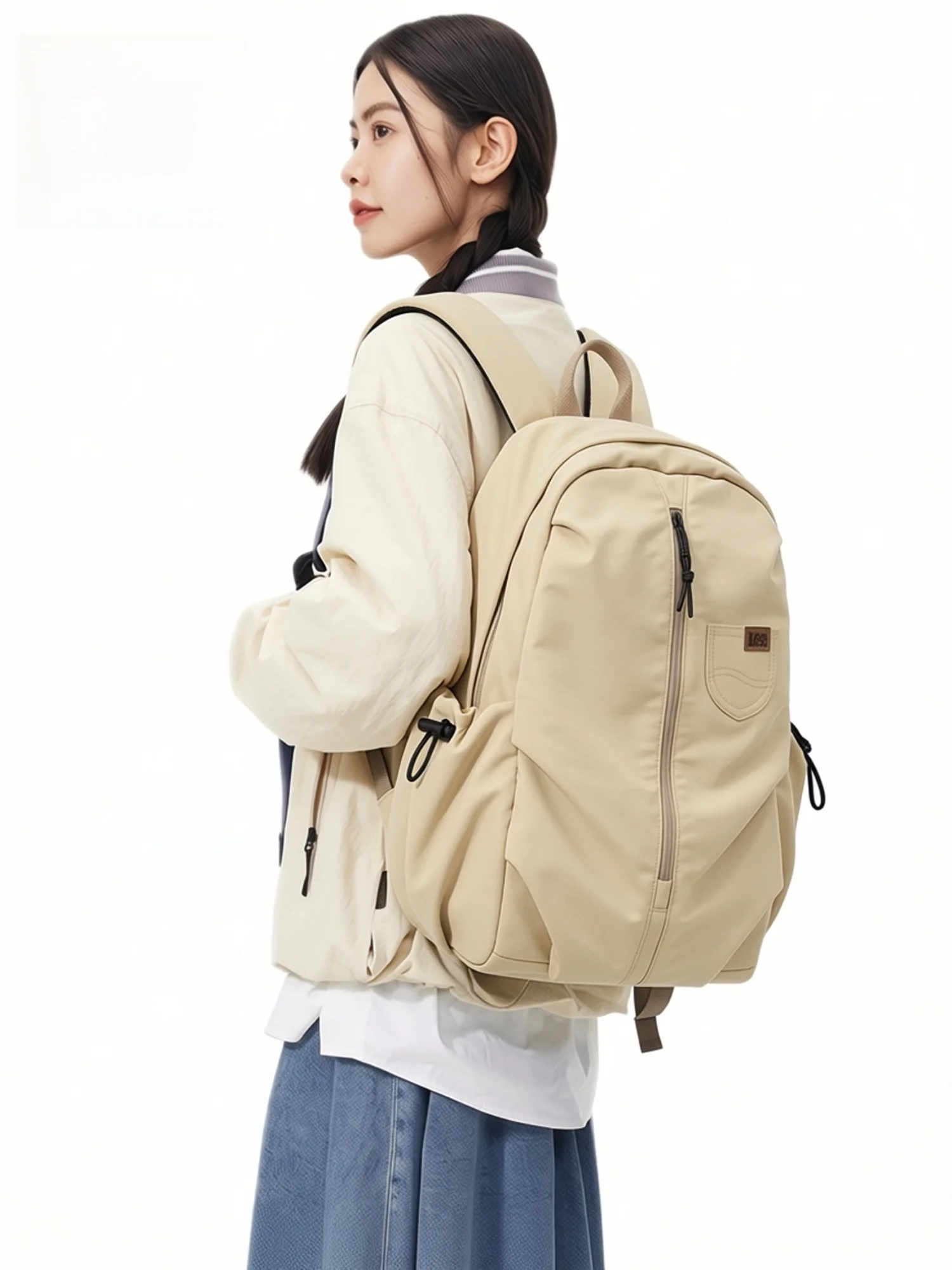 

High School Student Bapa Large Capaci Outdoor Travel Bag Men's Double oulder Faionable Bapa Cuter Bag