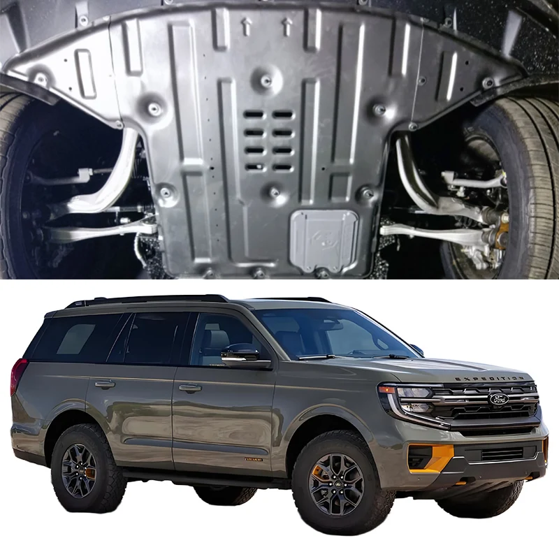

Car Accessories Black Under Engine Guard Mudguard Board Splash Shield Mud Fender Plate Panel For Ford EXPLORER 2020-2024 2.3T