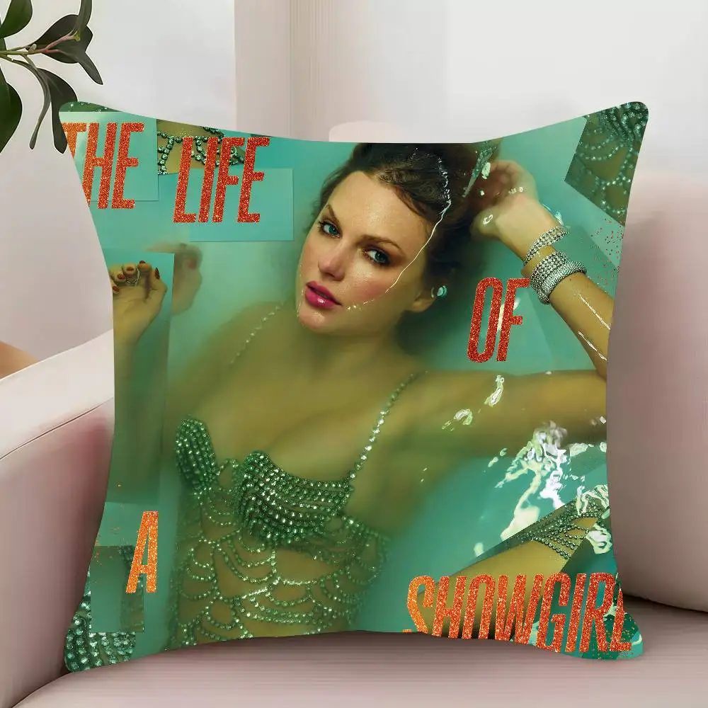 The L-Life of a Showgirl Singer Pillow Case Decor Protective Covers Comfortable soft for Sofa Living Room Home office