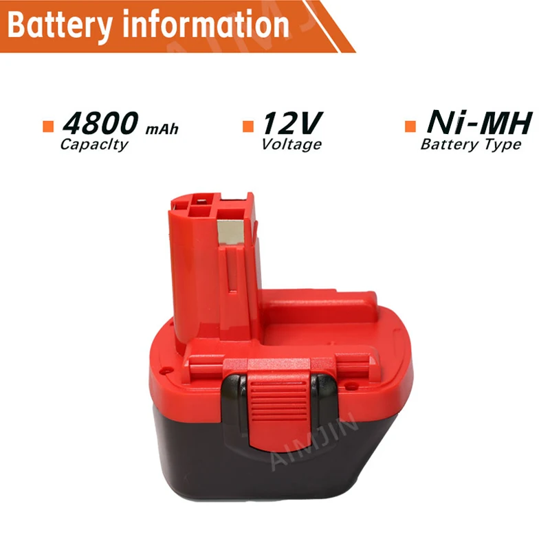 

4800mAh для Bosch 12V Замена 70745 2607335273 BAT038 BAT140 BAT040 BAT041 BAT159 2607335465 26073356