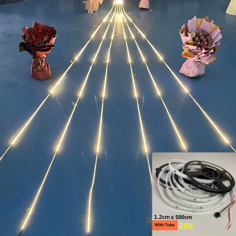 16.5FT 5M LED Strip Track Light waterproof SMD2835 For point out & in the way Guide Lights