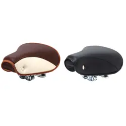 Vintage Bike Saddle Classic Waterproof Comfortable Seat Bicycle Saddle for