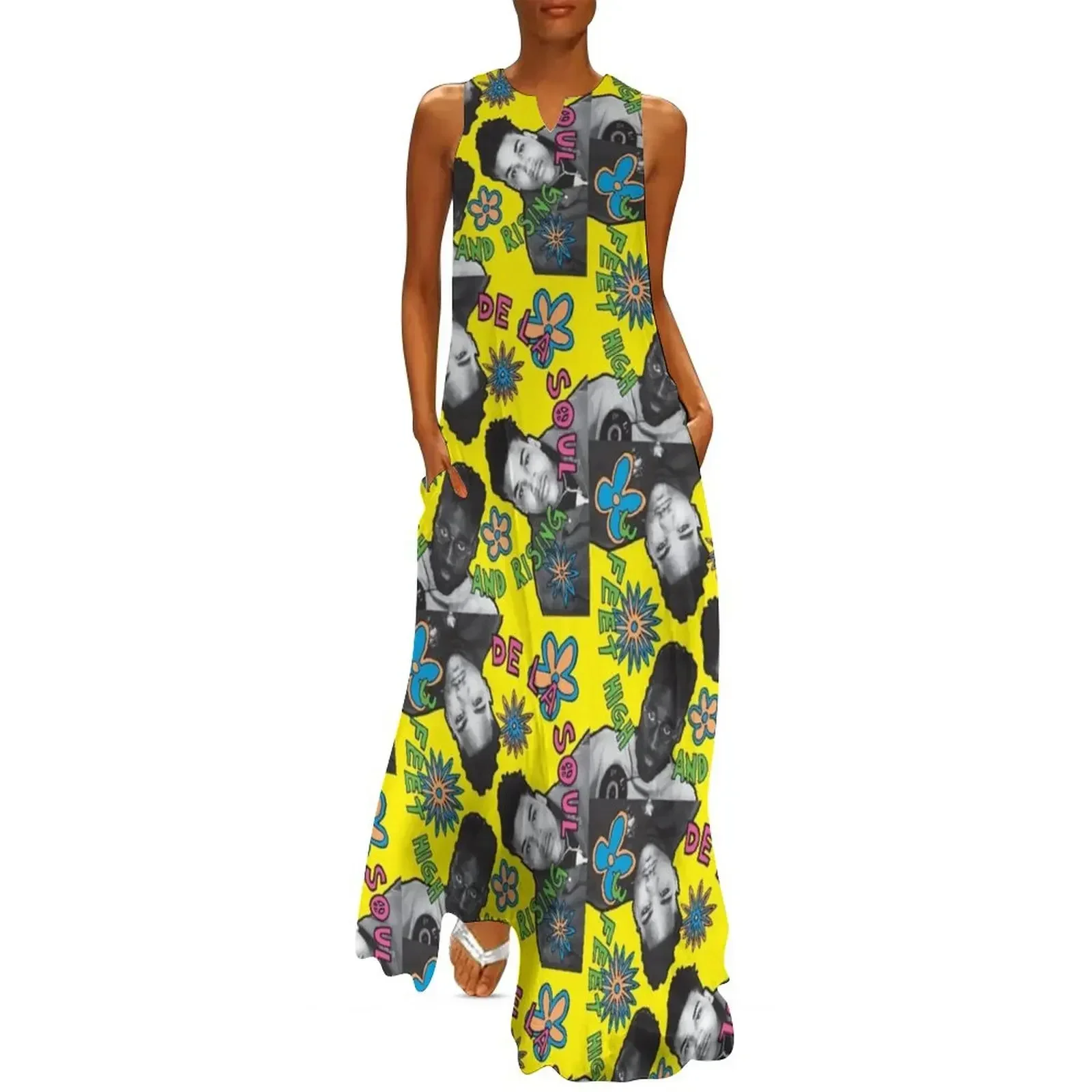 

De La Soul 3 Feet High and Rising Album Cover Long Dress Women long dress women dresses clothing women summer 2025 Dress
