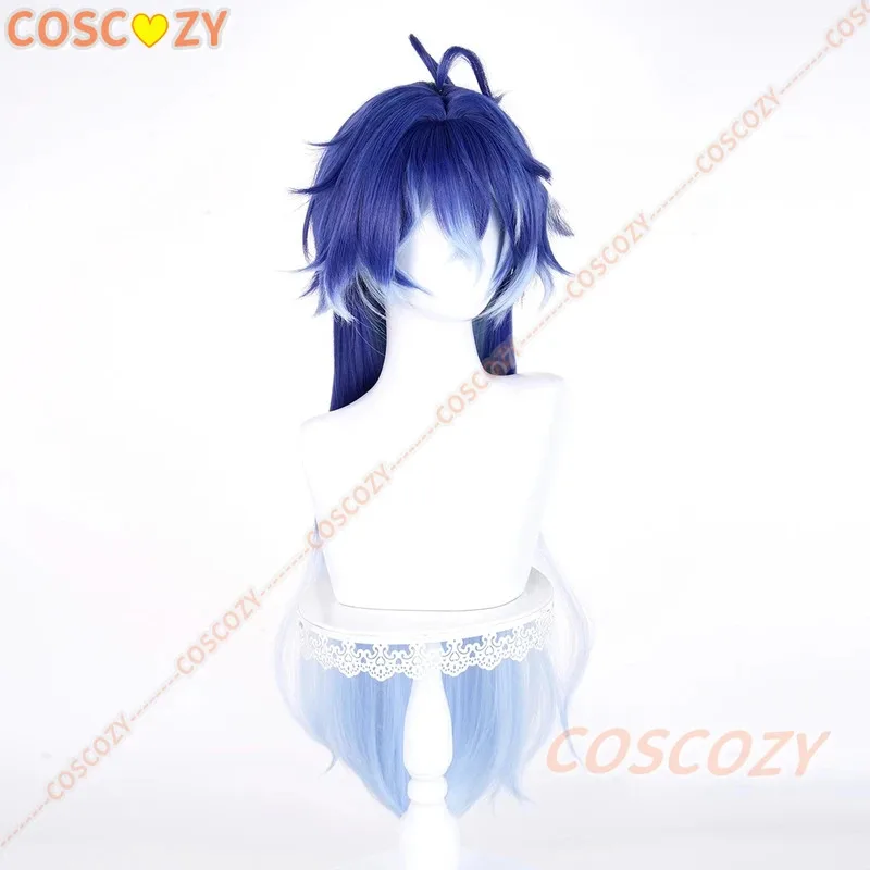 2025 11 Gioco Genshin Impact Flins Parrucca Cosplay Lungo Blu Resistente Al Calore Sintesi Capelli Halloween Carnevale Parrucche Del Partito Per Le Donne Me