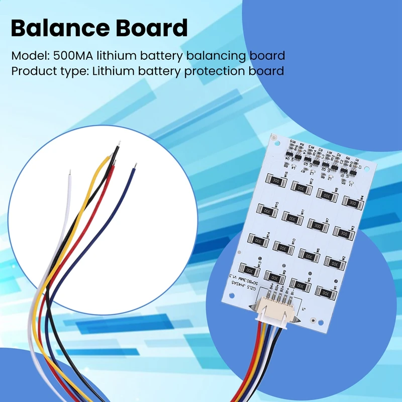 A17Z 2S 3S 4S 500MA Balance Board Lithium Battery Balancer 3.65V Lifepo4 Iron Phosphate 14.6V High Power Balance Board