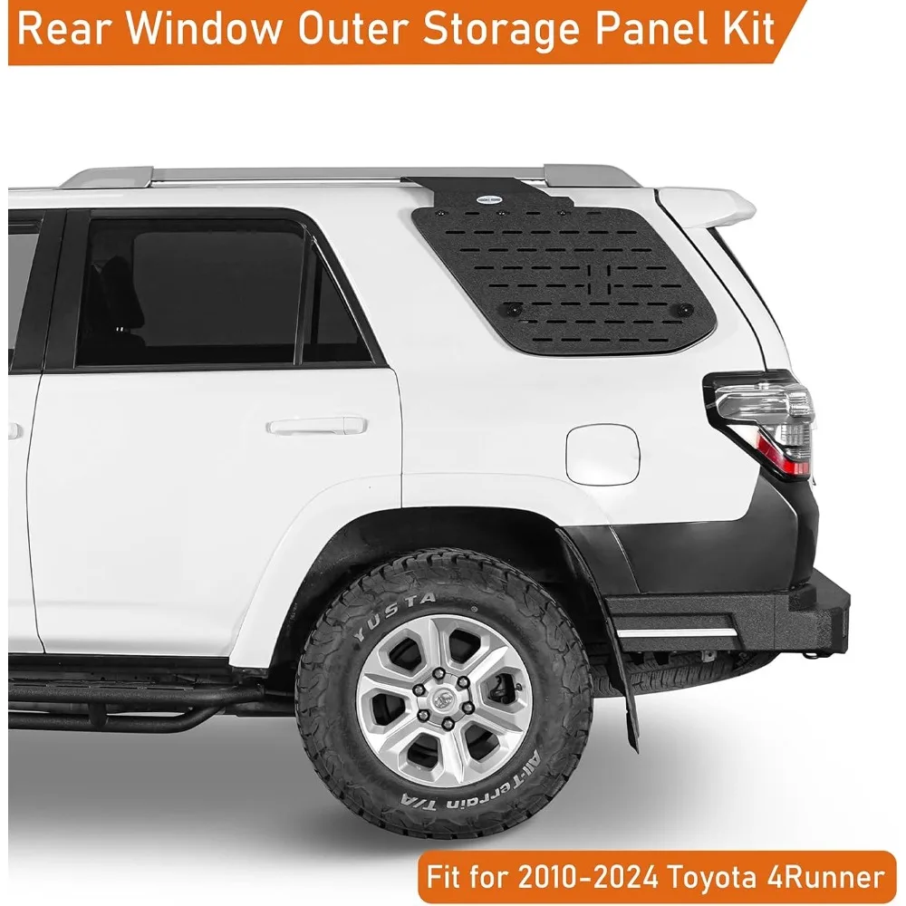 نظام لوحة تخزين وحدات لـ 4 عداء النافذة الخلفية لوحة مولي رف البضائع الخارجي 2010-2024 تويوتا 4 عداء محسن Sto