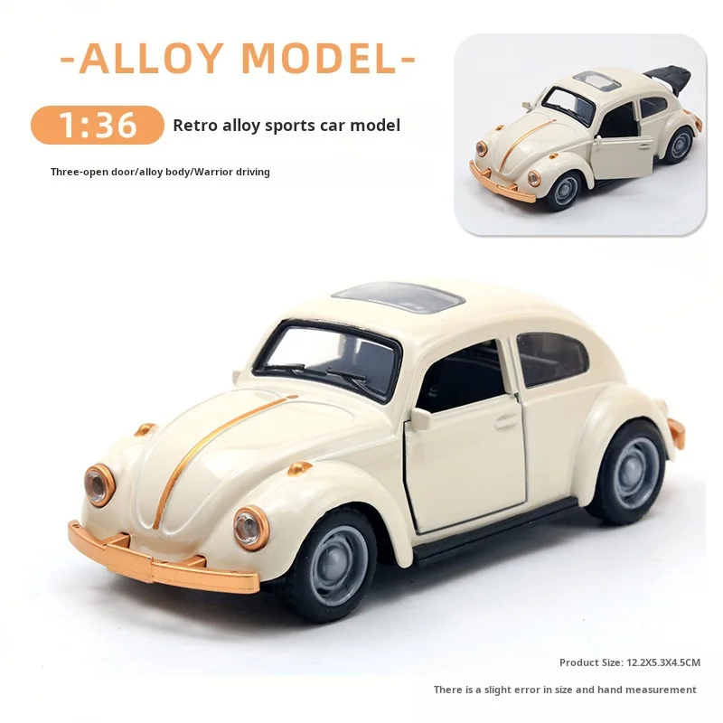 

1:36 Alloy Classic Car Model Childrens Toy Car Ornaments Pull-Back Car Model Boy Toy Die-Cast Educational Toy