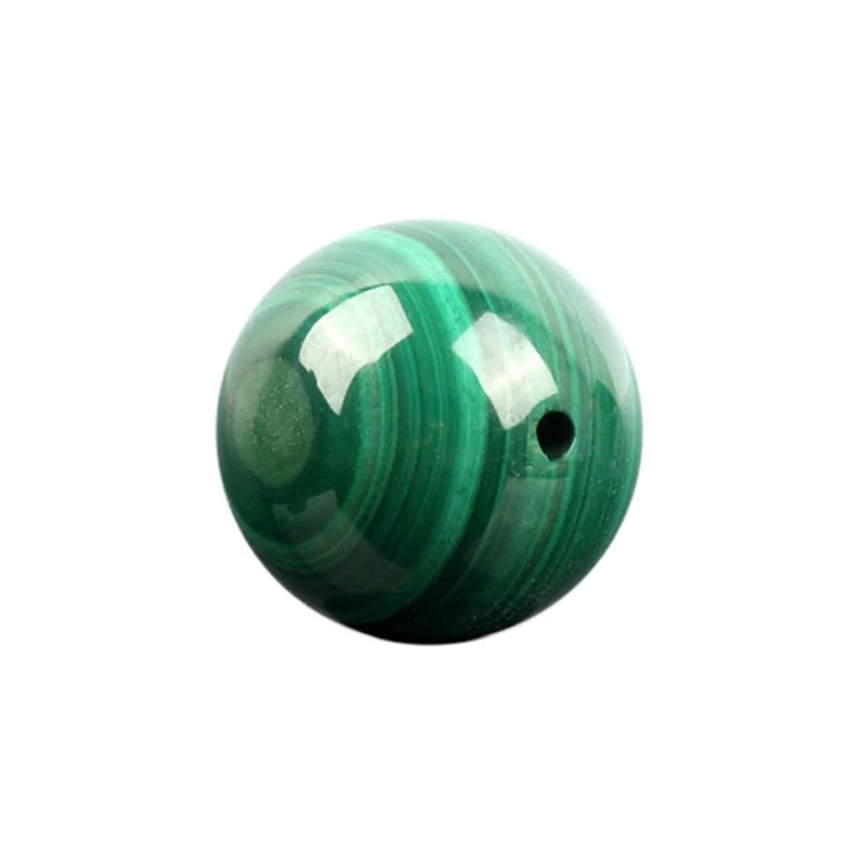 Natural Malachite Stone Smooth Round Shape Loose Beads High Quality 6/8/10/12/14/16/18/20mm DIY Jewelry Accessories 1 Pcs yw53