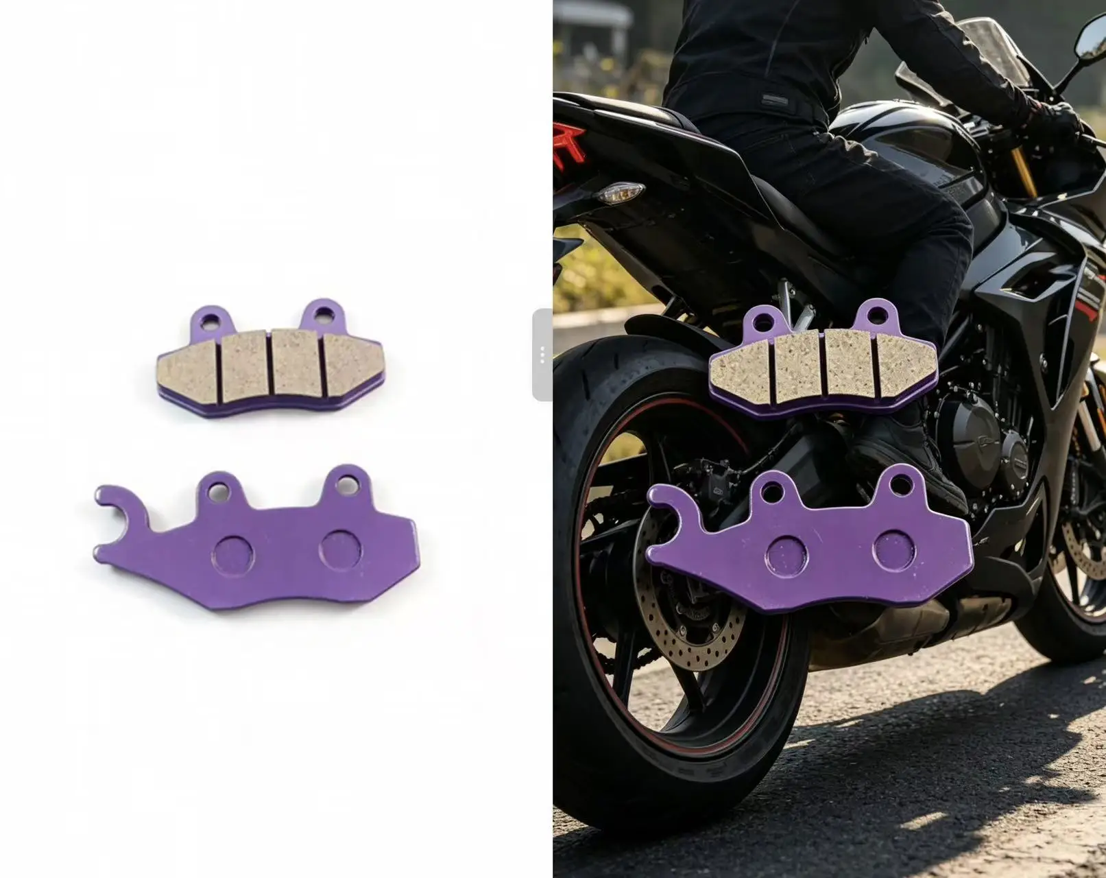 

For LONCIN VOGE LX300GY-A /300 Rally / 300GY Motorcycle Front Brake Pads Rear Pad Disc Brake Pads