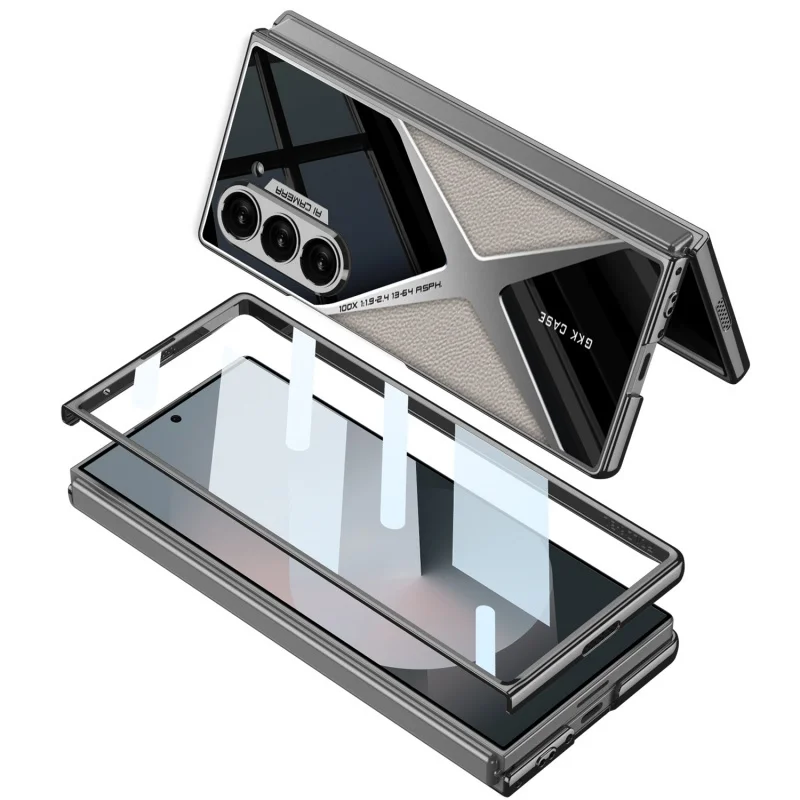 Electroplated Hard PC Case for Samsung Galaxy Z Fold Series - usage example