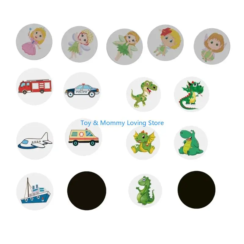 

Y1qf 15pcs Potty Train Magical Sticker животные малыш