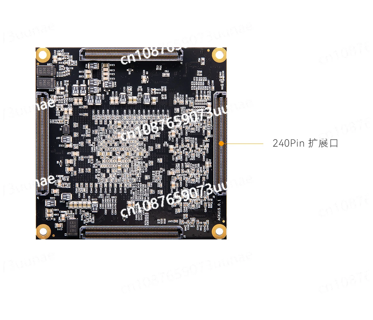 ALINX ACKU15 Black Gold FPGA Core Board Kintex UltraScale + XCKU15P Industrial