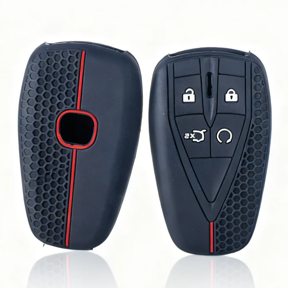 Silicone Car Remote Case KeyChain for Changan CS35 Plus CS55 PLUS CS75 PLUS Eado UNI-T UNI K Oushang X5 X7 EV Rubber Key Cover