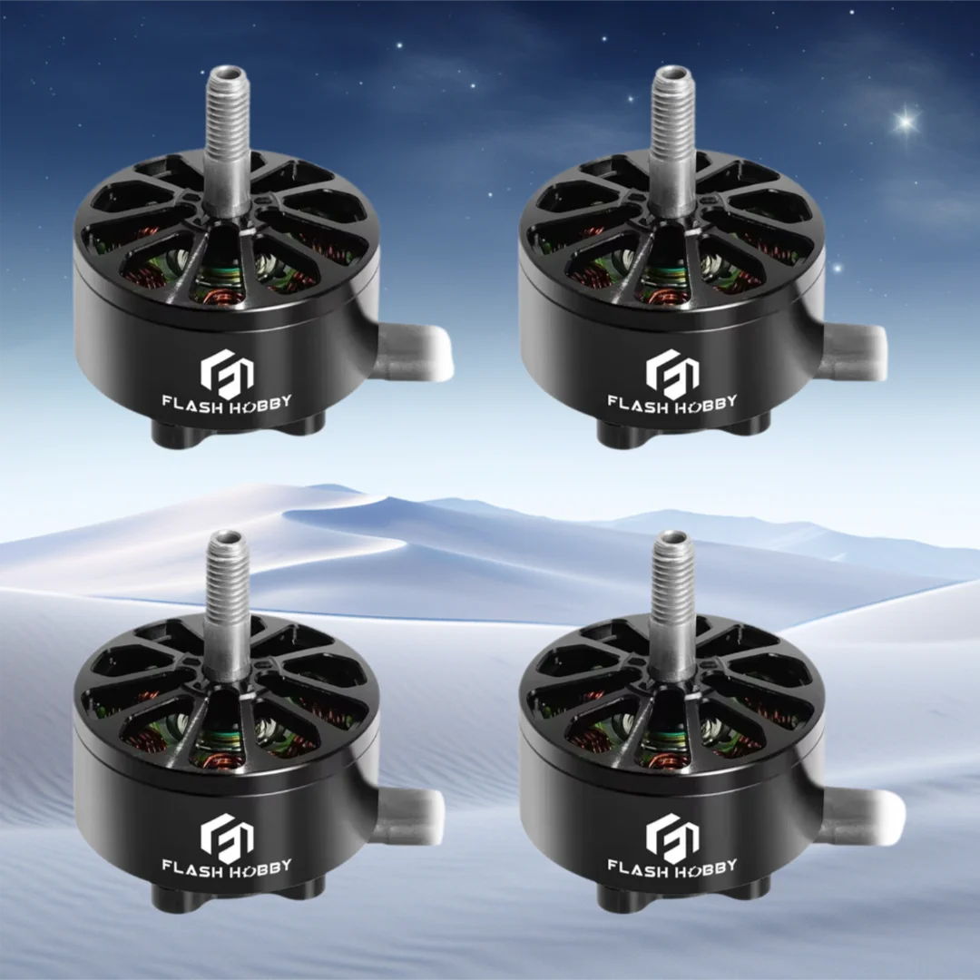 4 Pcs/lot FlashHobby Arthur A2810 2810 1100KV 6S Brushless Motor For 7~8 inches Propeller Fixed-wing FPV Drone Spares