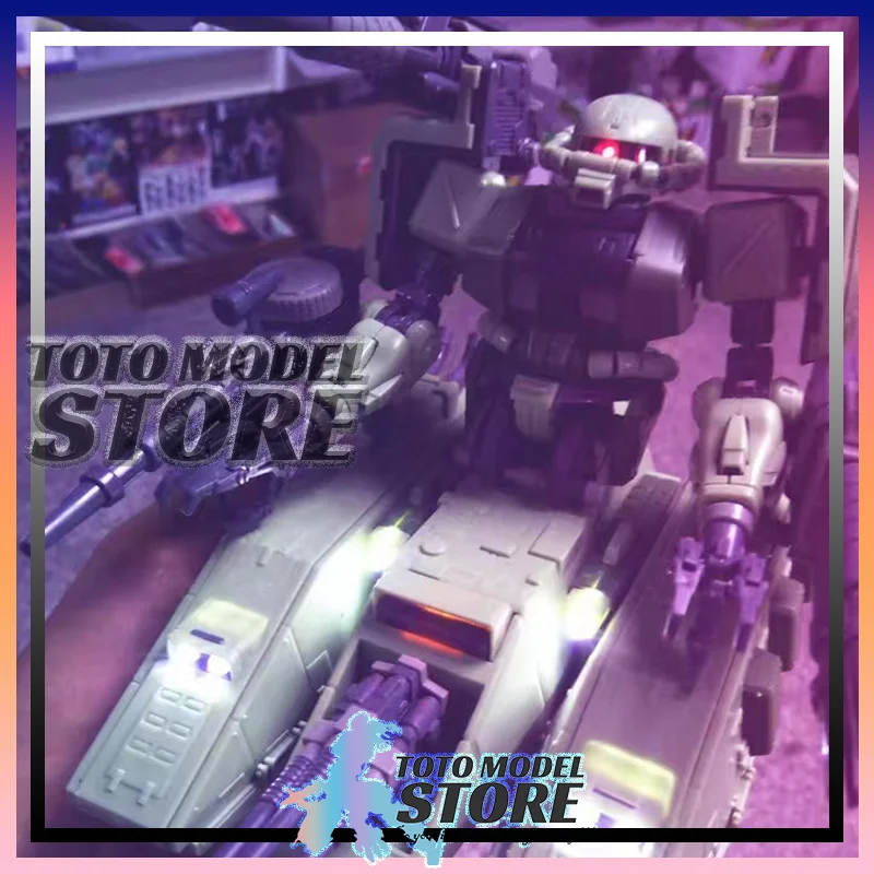 

MK Motor King MS-06V Zaku Tank MG 1/100 Green Field Combat Vehicles DIY Model Kit Led Uints Water Slide Decal Gift for Children