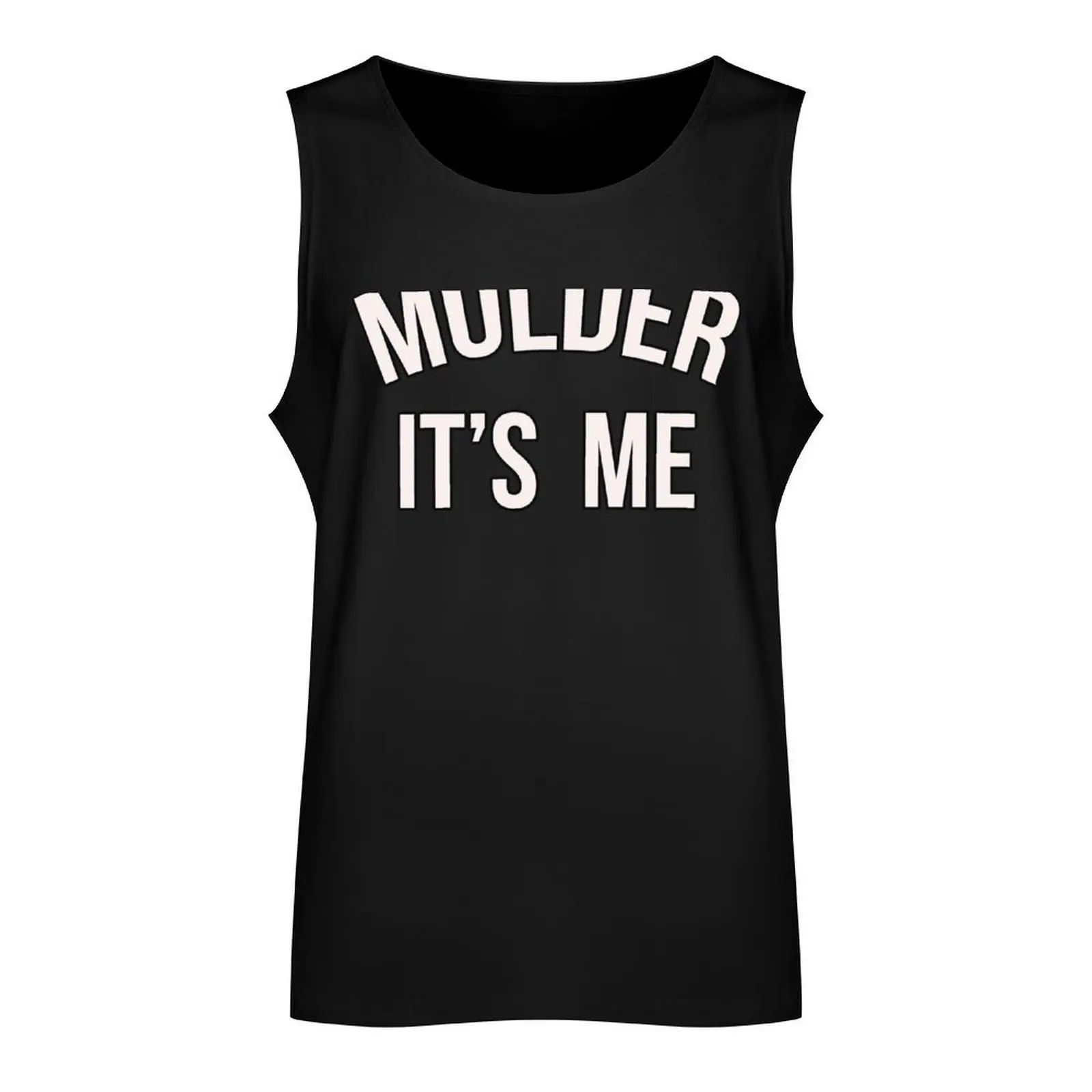 Mulder, It's Me Tank Top fashion 2024 man Men's gym articles