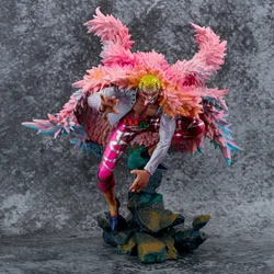 Anime One Piece Dressrosa Donquixote Doflamingo GK PVC Action Figure Game Statue Collectible Model Kids Toys Doll Gifts 32CM