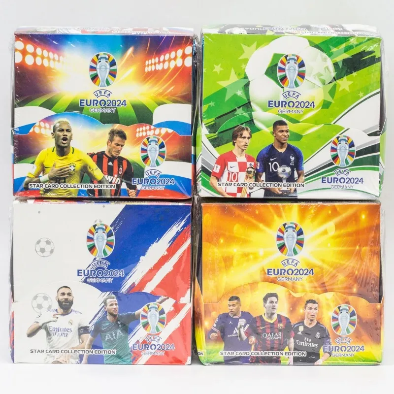 FIFA 2024 Football Star Cards Pure Soccer Limited Trading Card Flash Shining Card TCG Board Game Fans Collection Kids Gifts