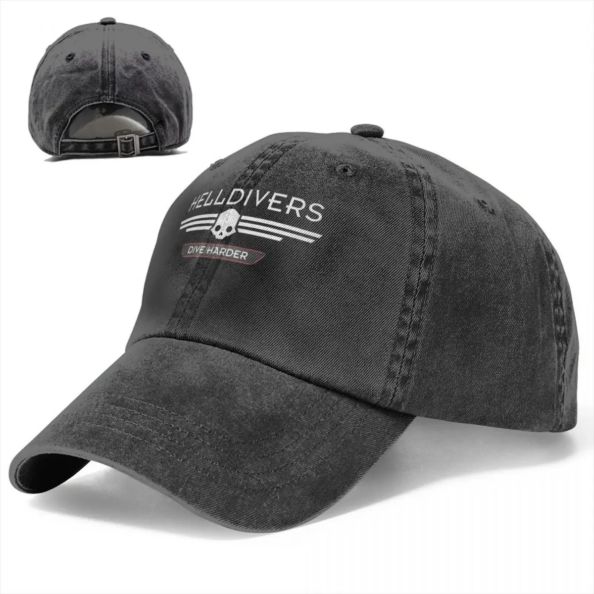 Summer Cap Sun Visor Dive Harder Hoodie Hip Hop Caps Helldivers Cowboy Hat Peaked Hats