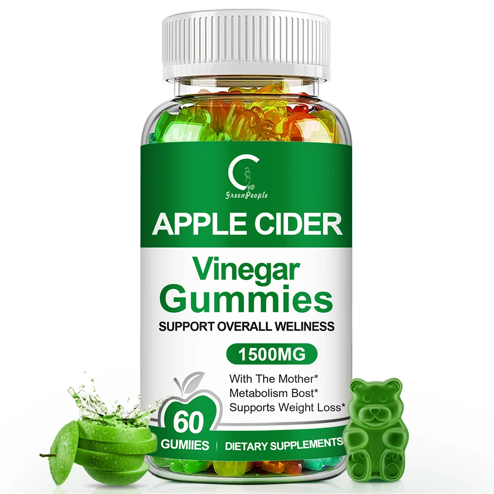 GPGP-Apple Cider Gummies الخل للرجال والنساء ، حمية الكيتون ، الحفاظ على اللياقة البدنية ، إدارة الوزن ، تحسين المناعة