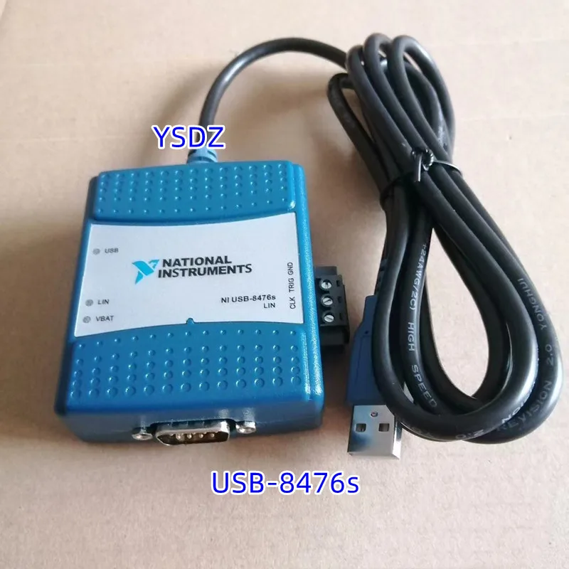 NI USB-8476s 779794-01 Single port synchronous USB-LIN interface device USB-8476S