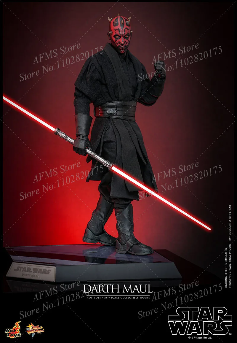 HOTTOYS MMS 748 1/6 Figura Colecionável Star Wars Darth Maul Combat Warrior Conjunto Completo 12 Polegada Figura de Ação homens Corpo de Soldado