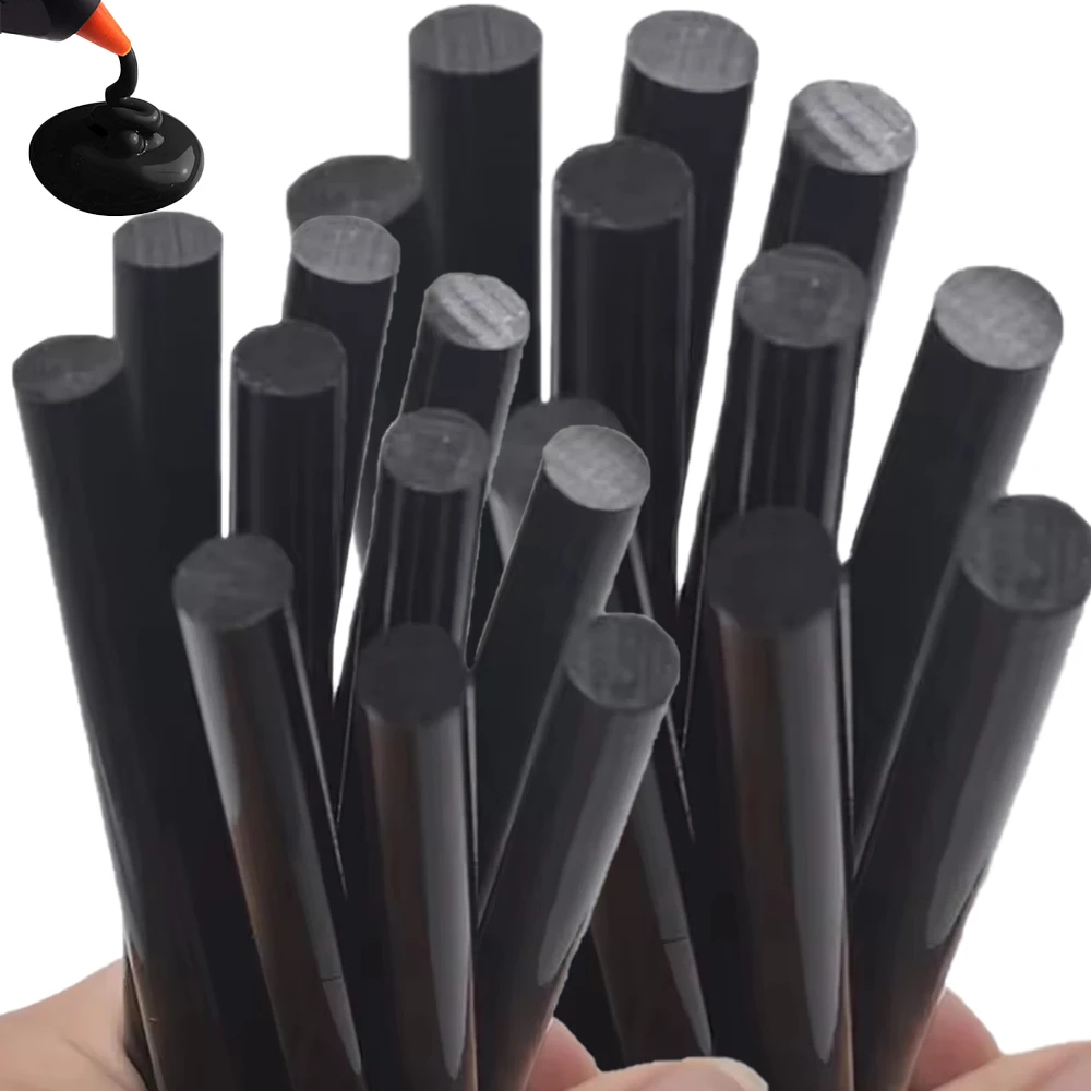 20-5pcs Car Glue Stick Car Body Dent Repair Glue Sticks Black High Viscosity Hot Melt Glue Strong Adhesion Stick Car Repair Tool