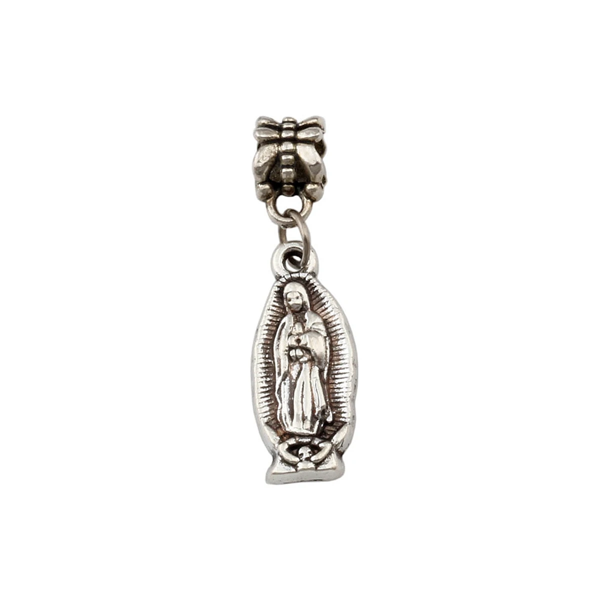 100Pcs Alloy Virgin Mary Religion Charms Fit Bracelets Necklaces