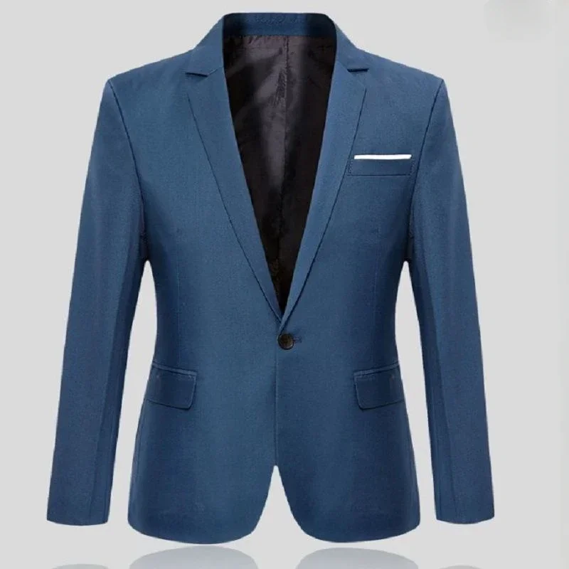

Party Male Blazer Gray Coat Oversize Men's Suit Jackets Plus Big Size Fashionable Luxury Designer Vintage Menswear Summer JJ1142